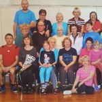 Abteilung Behinderten,- und Rehabilitatinssport mit der ÜL Marion Seeber